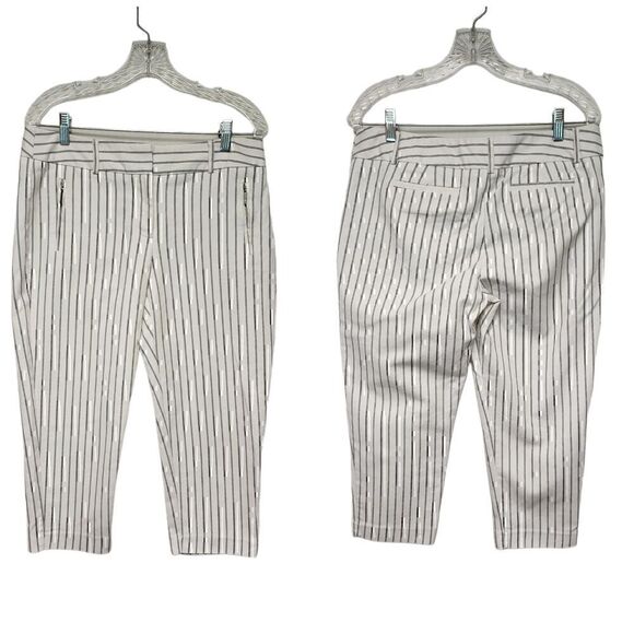 Apt. 9 Pants - APT. 9 STRIPED CAPRI STRIPED BLACK/WHITE SIZE 10